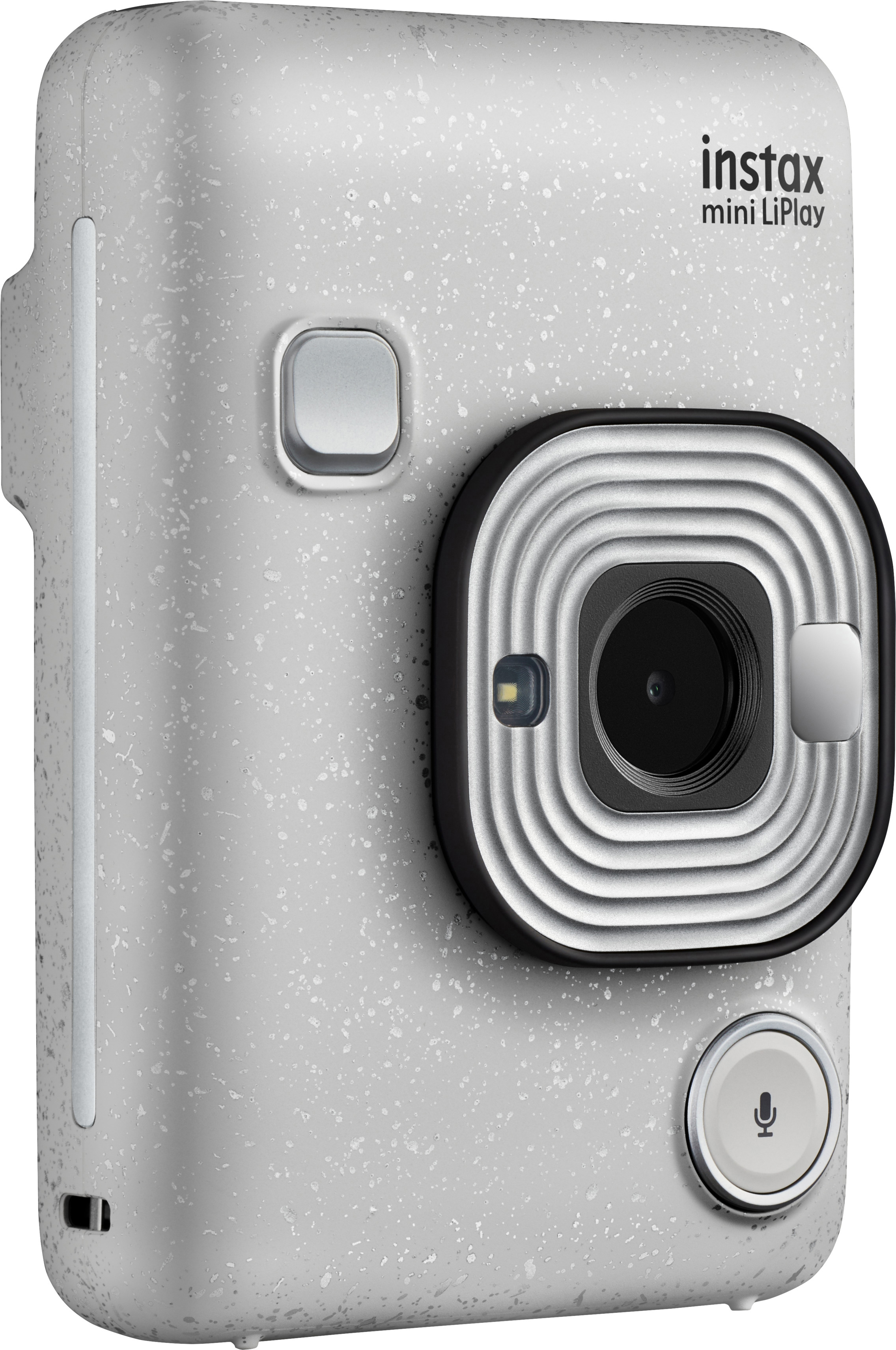 White Sofortbildkamera, mini FUJIFILM Stone instax LiPlay