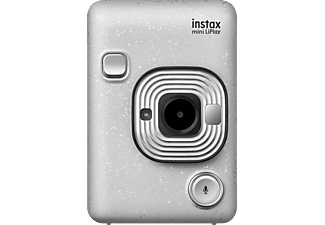 FUJIFILM instax mini LiPlay Sofortbildkamera, Stone White