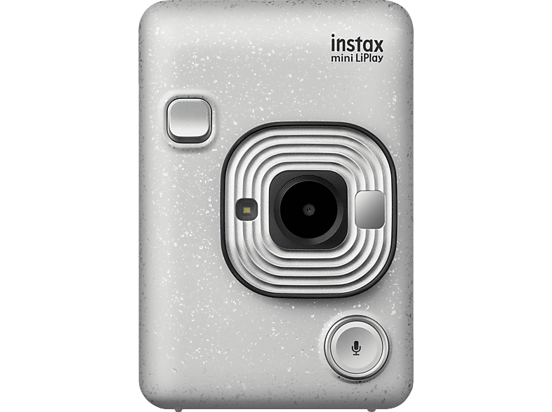 FUJIFILM instax mini LiPlay Sofortbildkamera, Stone White