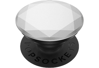 POPSOCKETS 801136 Metallic Diamond Silver - Handy Griff und Ständer (Silber)