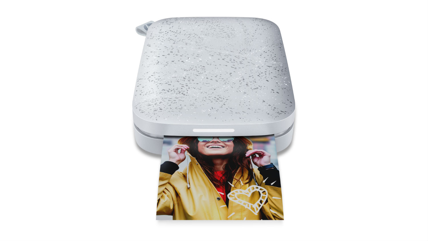 Pack Impresora fotográfica - HP Sprocket Perla + Funda + Tira luces LED