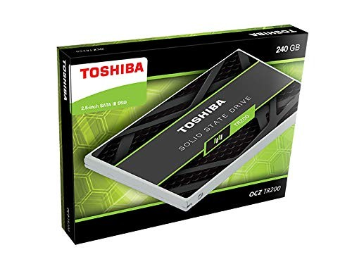 Disco duro SSD 480 GB - Toshiba TR200, Interno, 3D Bics Flash, Hasta 555/540 MB/s, SATA 3, 6 Gbits/s