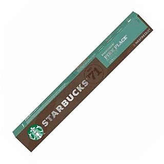 Cápsulas monodosis - Starbucks Pike Place Roast, 10 cápsulas, Compatibles con Nespresso