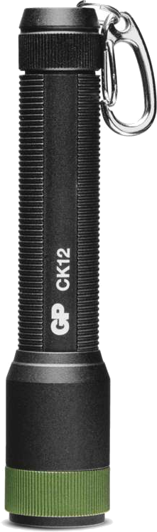 GP CK12 Fémkarabineres LED zseblámpa + 1 AAA elem, 20 lm (P8502)