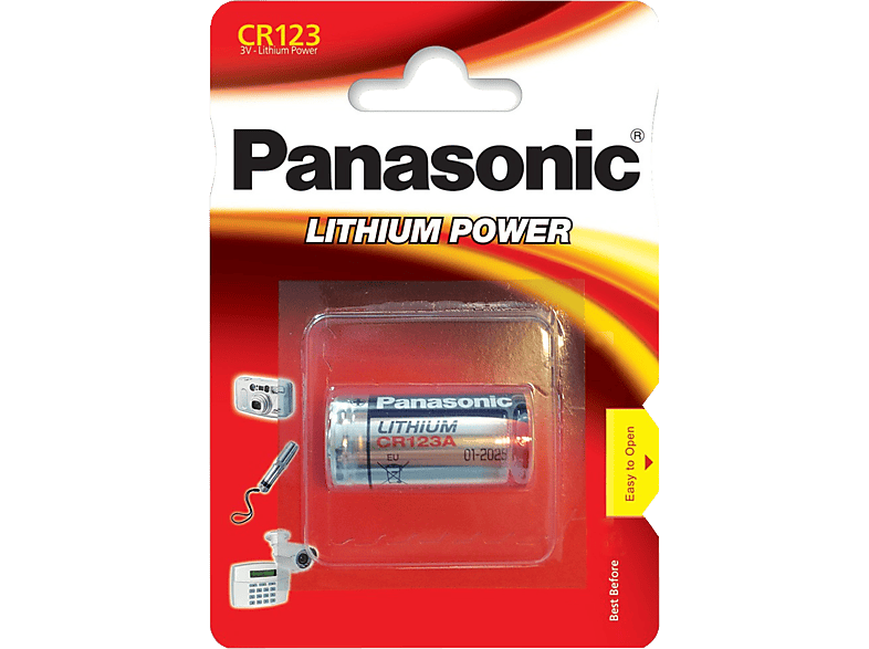 PANASONIC BATTERY Lithium-batterij CR123 (5410853017097)