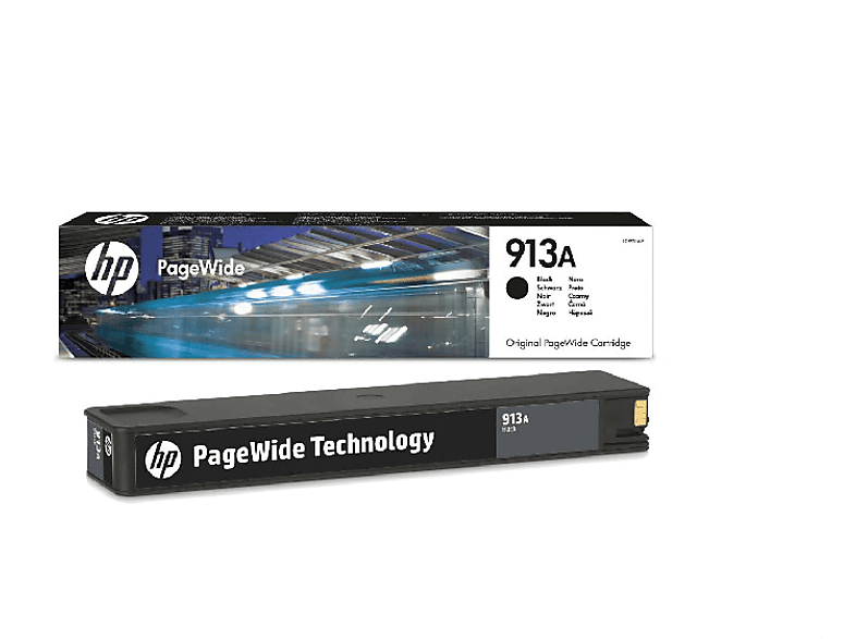 Cartucho PageWide | HP 913A, Negro, L0R95AE
