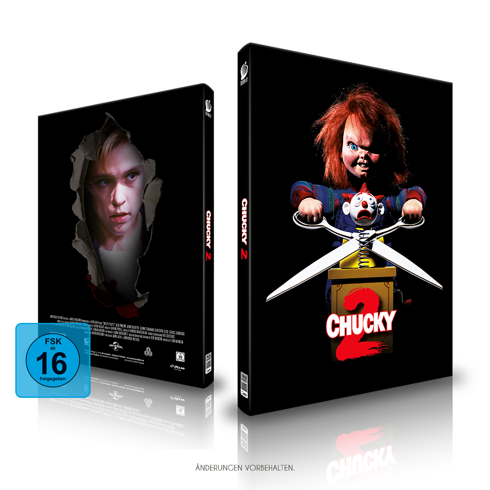 Chucky 2 (Die Mörderpuppe ist zurück!), neue Synchro – exklusives Mediabook, Cover B, nummeriert Blu-ray + CD