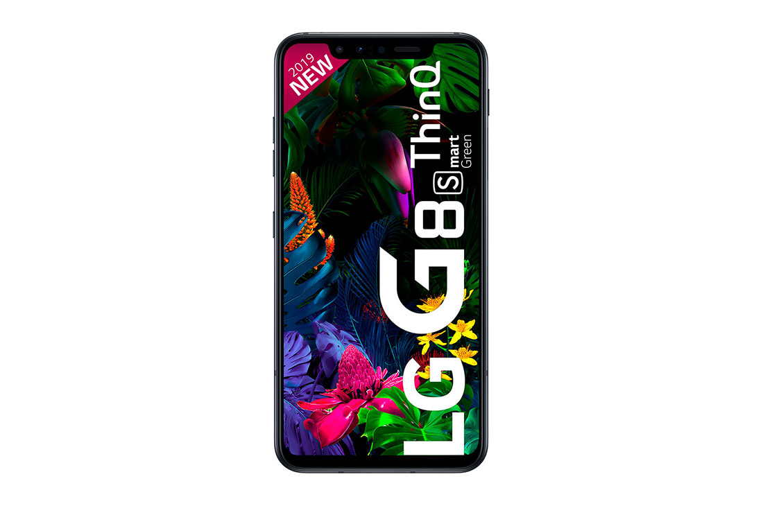 Móvil - LG G8 Smart Green, Negro, 128 GB, 6 GB RAM, 6.21" Full HD+, Snapdragon 855, 3550 mAh, Android