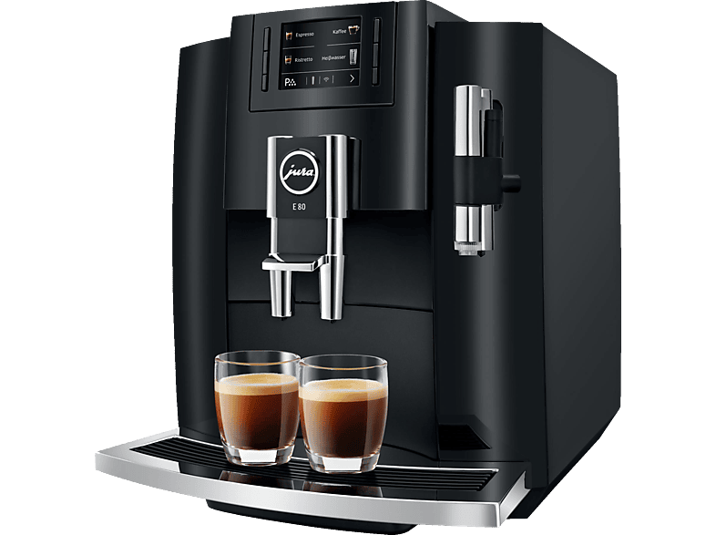 Jura E80 In Piano Black Kaffeevollautomat Mediamarkt
