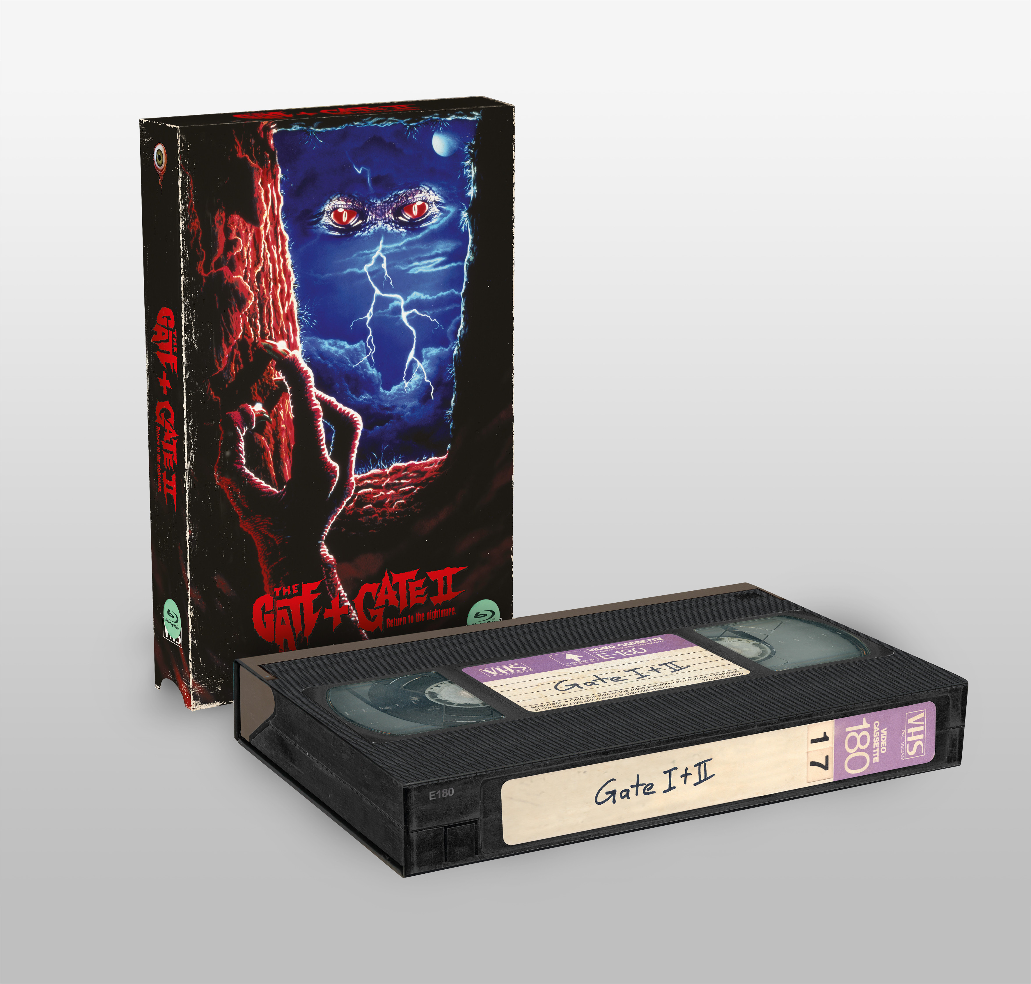 The Gate 1+2 - Limited Edition - VHS-Retro-Edition (Cover B) (2 Discs) Blu-ray