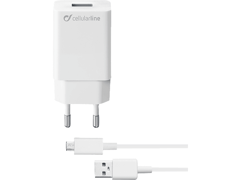 CELLULARLINE Charger Kit microUSB 10W (ACHSMKIT10WMUSBW)