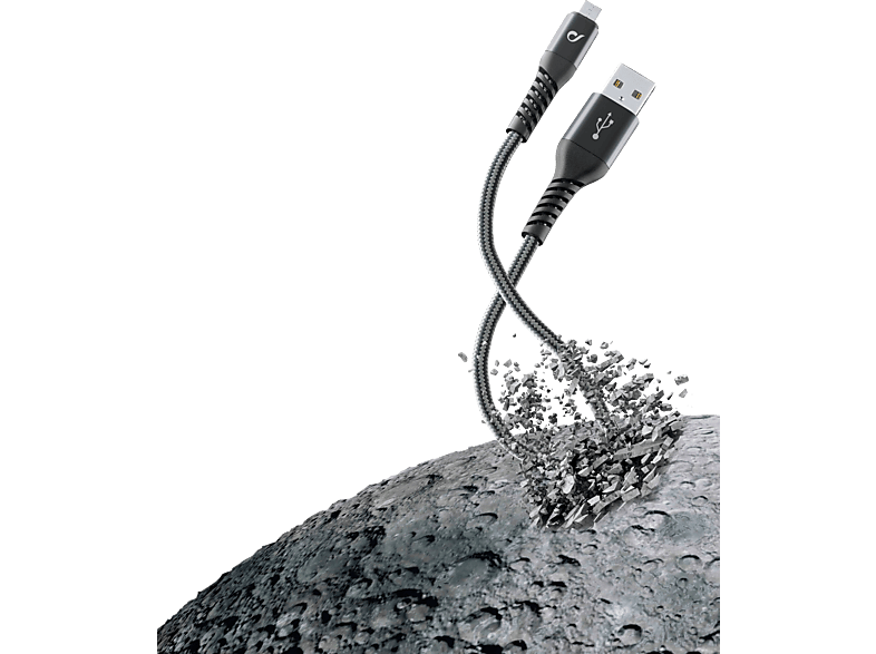 CELLULARLINE Kabel USB / microUSB Kevlar 2 m (TETRACABMUSB2MK)