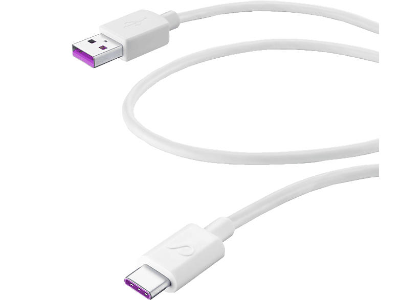 CELLULARLINE Kabel USB-A / USB-C 1.2 m Wit (USBDATACSCUSBCW)