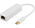 DELTACO USB 3.1 Nätverksadapter, Gigabit, RJ45, USB 3.1 Typ C hane - Vit