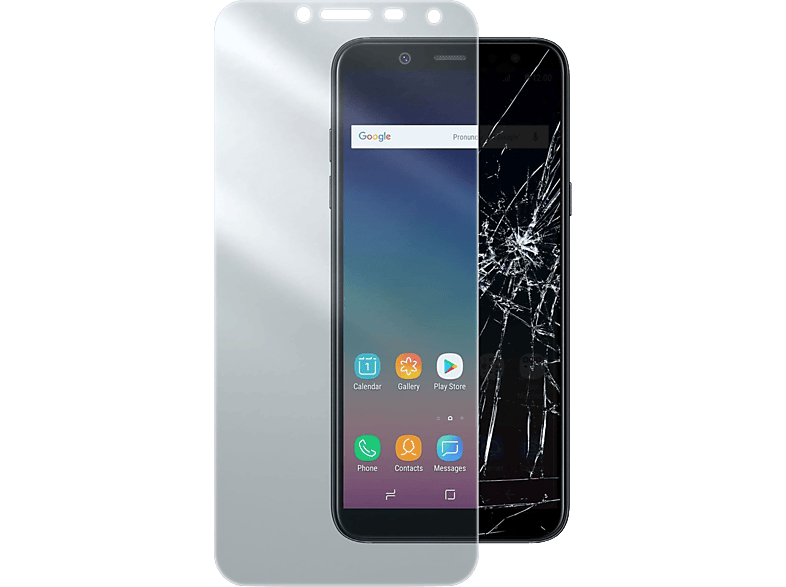 CELLULARLINE Screenprotector Tempered Glass Galaxy J6 2018 (TEMPGLASBGALJ618)