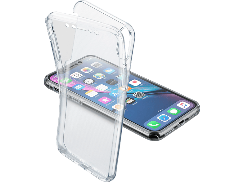 CELLULARLINE Cover Clear Duo iPhone XR Transparant (CLEARTOUCHIPH961)