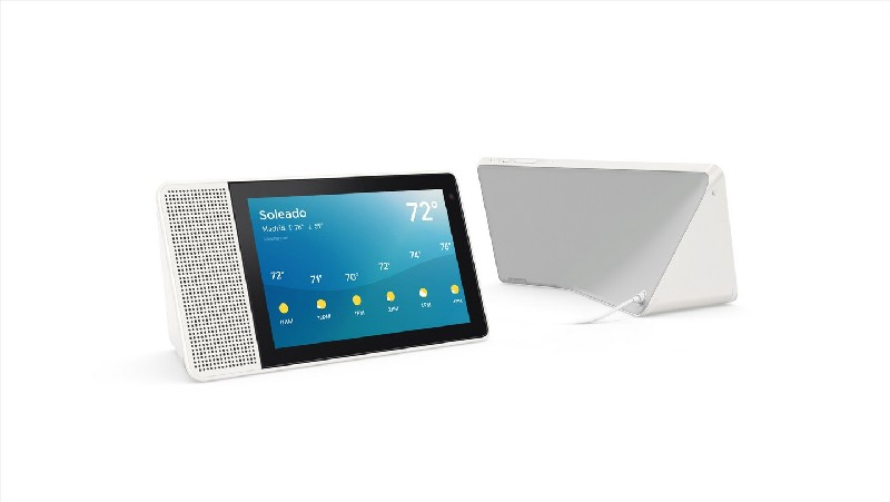 Asistente inteligente - Lenovo Smart Display 8", HD, Snapdragon 624, Videollamada, Cámara 5 MP, Gris