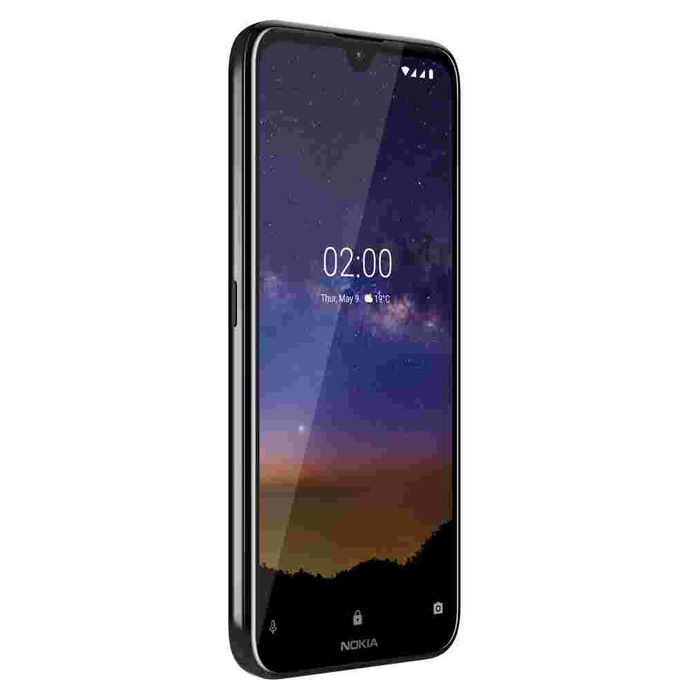 Nokia 2.2, Negro, 16 GB, 2 GB RAM, 5.71", Helio A22, 3000 mAh, Android
