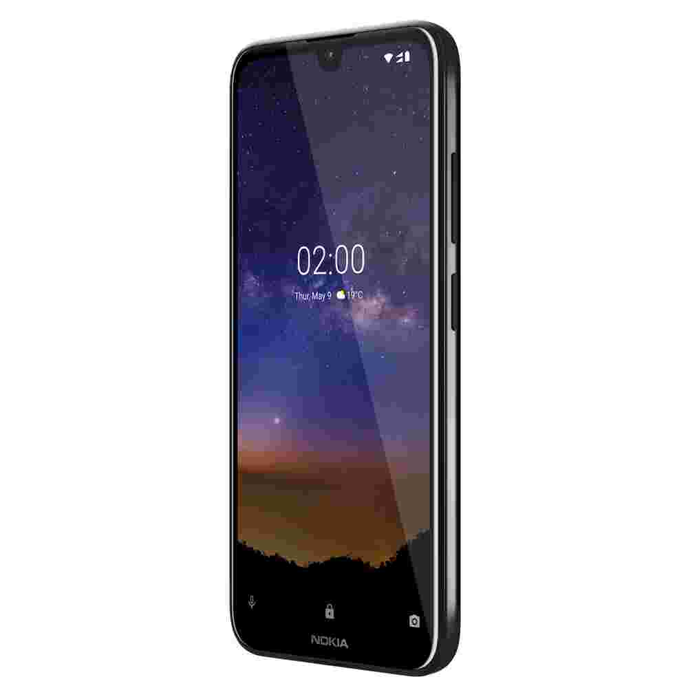 Nokia 2.2, Negro, 16 GB, 2 GB RAM, 5.71", Helio A22, 3000 mAh, Android