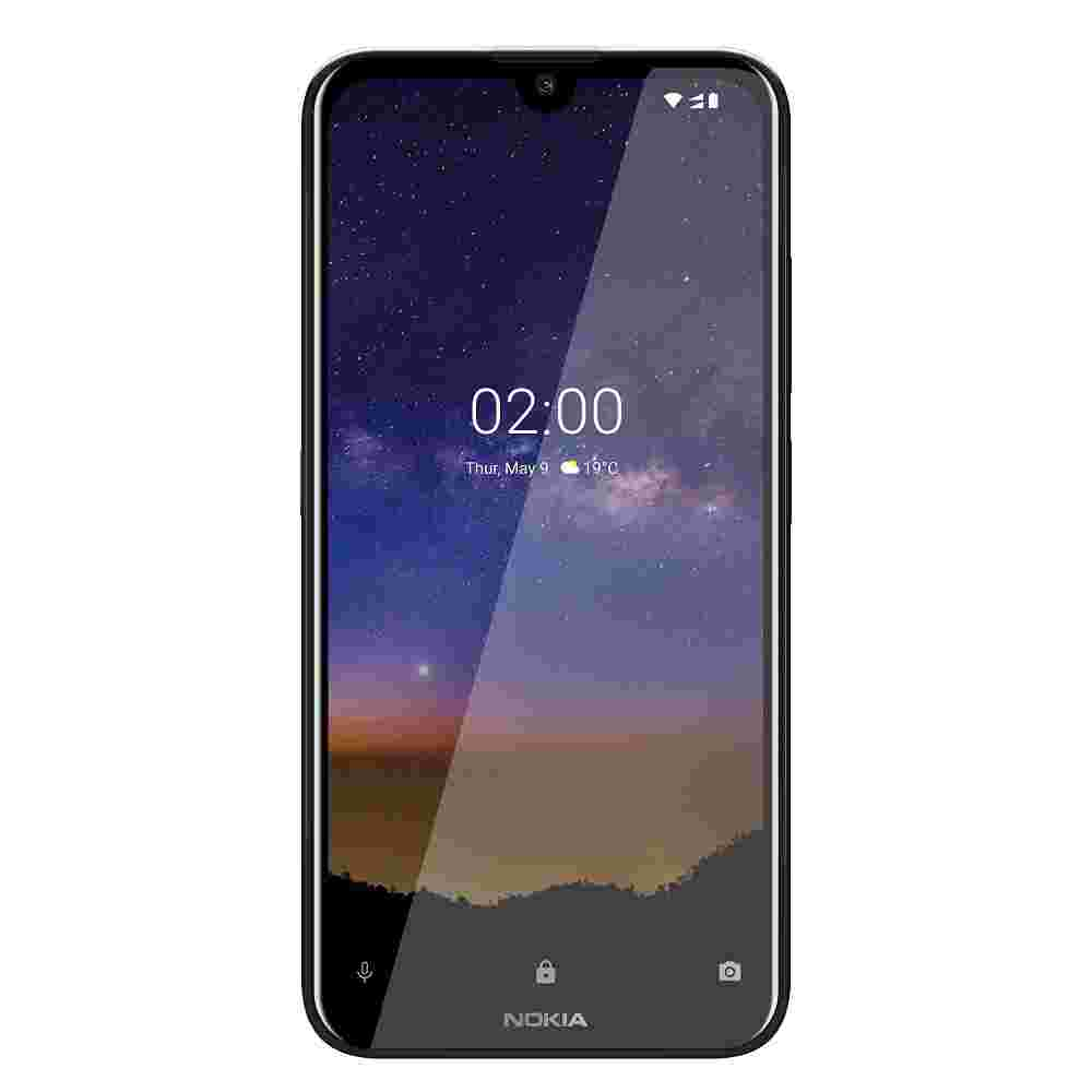Nokia 2.2, Negro, 16 GB, 2 GB RAM, 5.71", Helio A22, 3000 mAh, Android