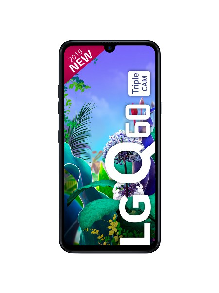 Móvil - LG Q60, Negro, 64 GB, 3 GB RAM, 6.26" HD+, Octa-Core, 3500 mAh, Android
