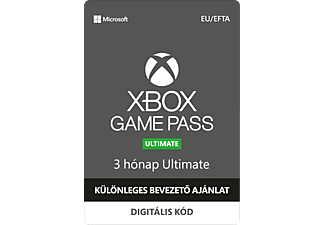 Xbox Game Pass Ultimate - 3 hónap (Elektronikusan letölthető szoftver - ESD) (Xbox)