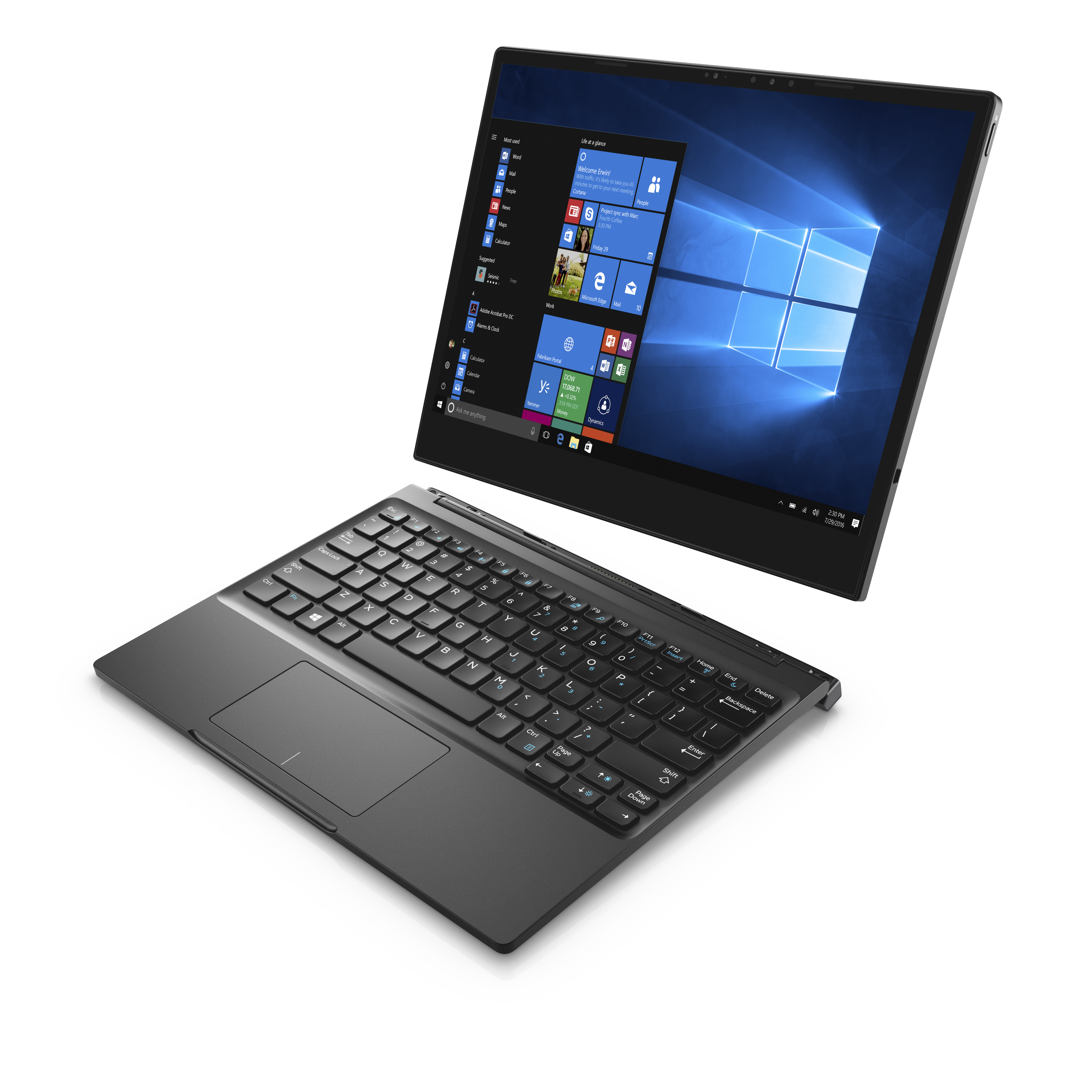 DELL - B2B K17M, Dell, Latitude 7285 2-in-1, Schwarz