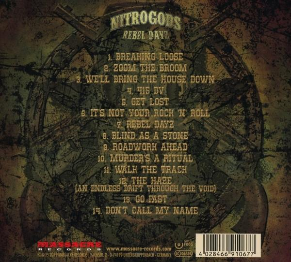 Nitrogods - Rebel Dayz (Digipak)  - (CD)