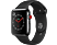 APPLE Watch Series 3 - Smartwatch (140-210 mm, Hochleistungs-Fluorelastomer, Space Schwarz mit Sportarmband Schwarz)