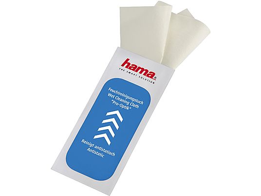 HAMA Pro-Optik (10x) - Lingettes de nettoyage humides (Blanc)