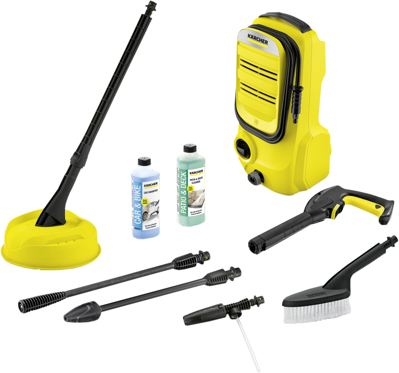 KÄRCHER K 2 Compact Car & Home - Nettoyeur à haute pression (Jaune/Noir, 110 bar)