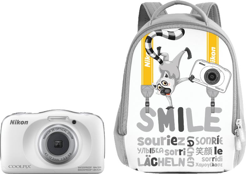 NIKON COOLPIX W150 Wit + rugtas