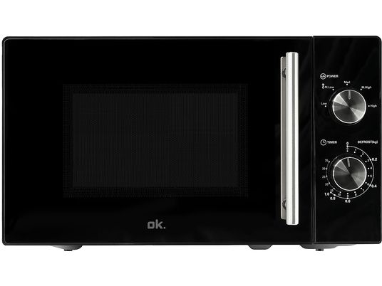 OK PLUS OMW 2221 B CH - Mikrowelle mit Grillfunktion (Schwarz)
