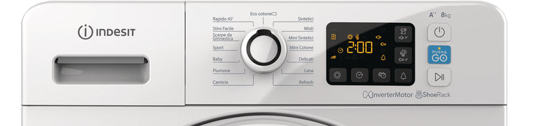 INDESIT YT M11 82K RX EU Hőszivattyús szárítógép, 45' gyors program, ruhafrissítés, A++, inverter motor