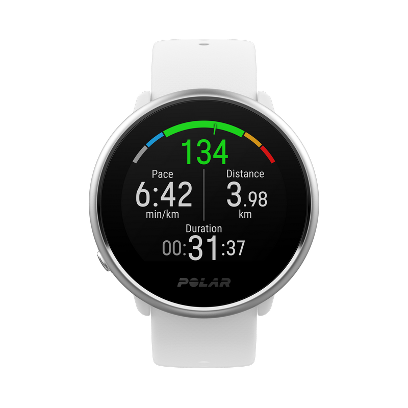 Polar Ignite 2 gps fitness smartwatch registro pulsaciones muñeca entrenamientos seguimiento del sueño y la recuperación controles tiempo notificaciones platablanco talla reloj deportivo blanco 17h wr30