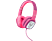 ISY Hoofdtelefoon voor kinderen + Tekenkaartjes Roze (IHP-1001-PK)