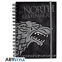 ABYSTYLE GAME OF THRONES Stark Notizbuch, Mehrfarbig