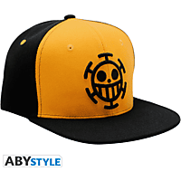 ABYSTYLE ONE PIECE Cap Black & Yellow Trafalgar Snapback, Mehrfarbig