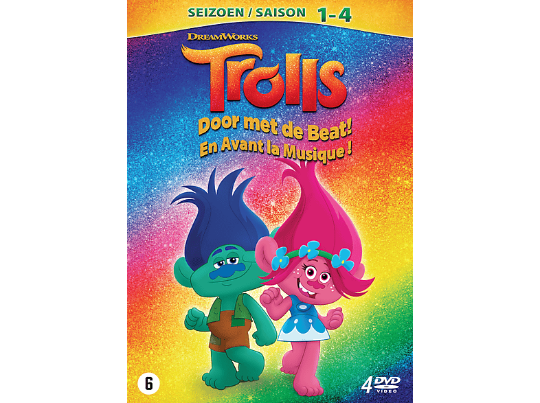 Trolls: Door Met De Beat! Seizoen 1 tot 4 - DVD
