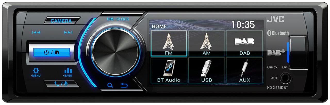 JVC Autoradio Bluetooth DAB+ USB (KD-X561DBT)