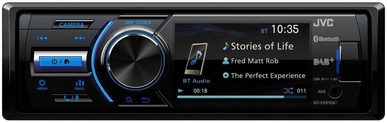 JVC Autoradio Bluetooth DAB+ USB (KD-X561DBT)