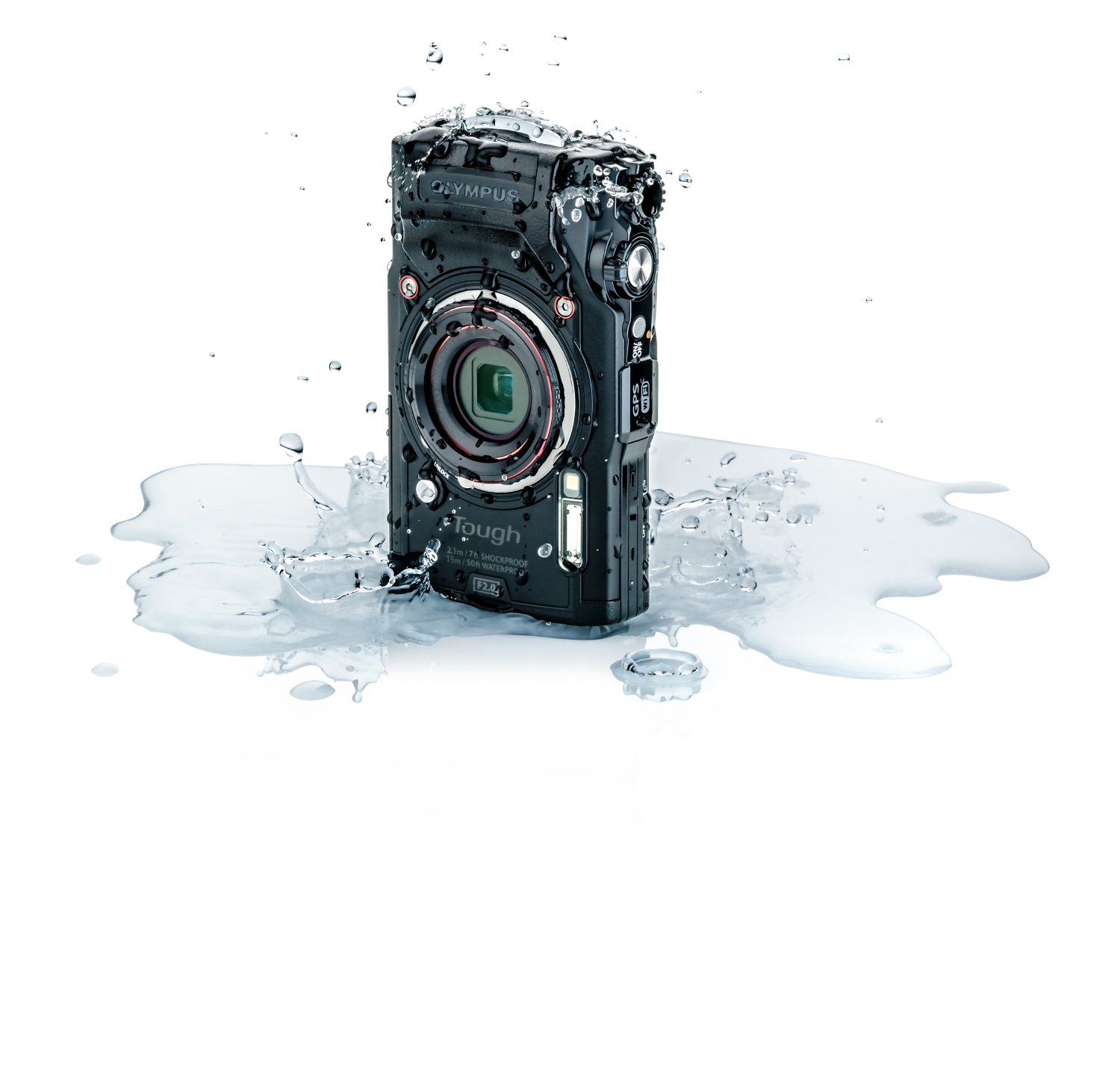 Cámara - Olympus Tough TG-6, Sensor CMOS 12 MP, Vídeo 4K, Zoom 4x, Sumergible, Negro