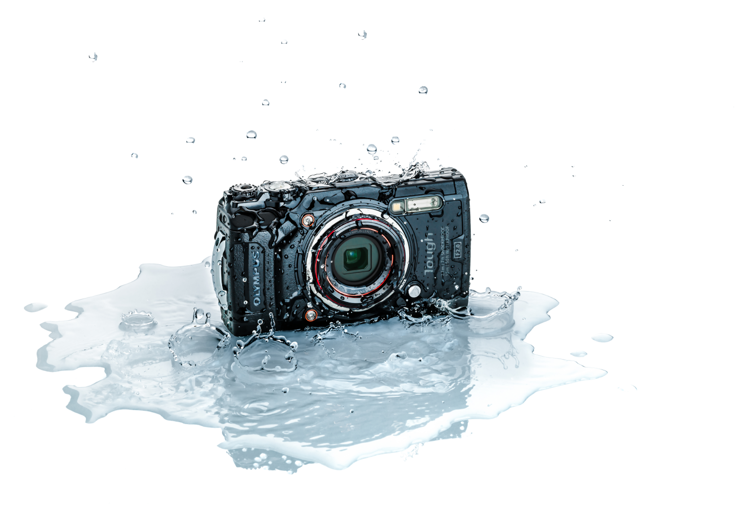 Cámara - Olympus Tough TG-6, Sensor CMOS 12 MP, Vídeo 4K, Zoom 4x, Sumergible, Negro
