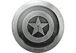 POPSOCKETS 50086 Captain America Monochrome - Handy Griff und Ständer (Grau)