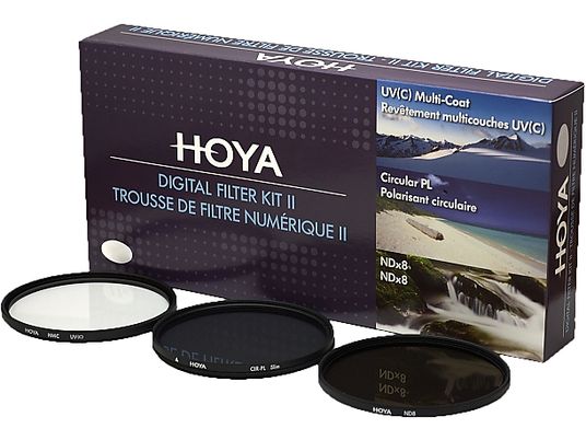 HOYA Hoy504312 UV+POL 55MM - Filterset (Schwarz)
