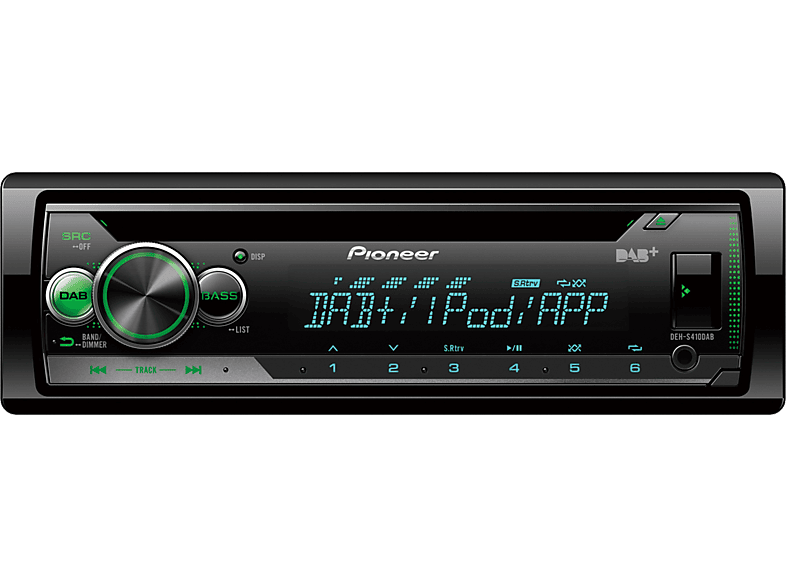 PIONEER Autoradio Bluetooth DAB+ USB (DEH-S410DABAN)