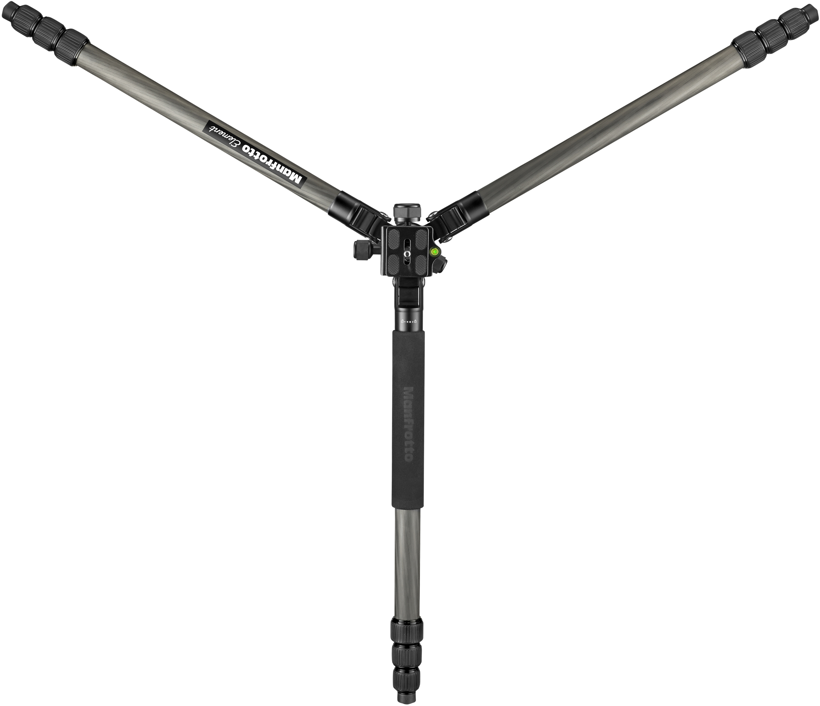 MANFROTTO Element XL Traveller Kit Carbon Dreibein Stativ, Schwarz, Höhe offen bis 1750 mm