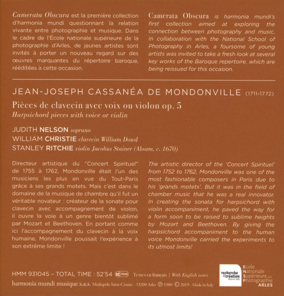 Text on a cream-colored background with a variety of text in French and English.