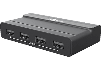 GOOBAY USB-C™ Hub Generation 2 USB HUB, schwarz