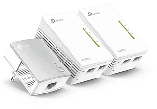 TP-LINK TL-WPA4220KIT 3Lü Paket AV600 300 Mbps 2 LAN Portlu 300m Mesafeli Menzil Genişletici_0